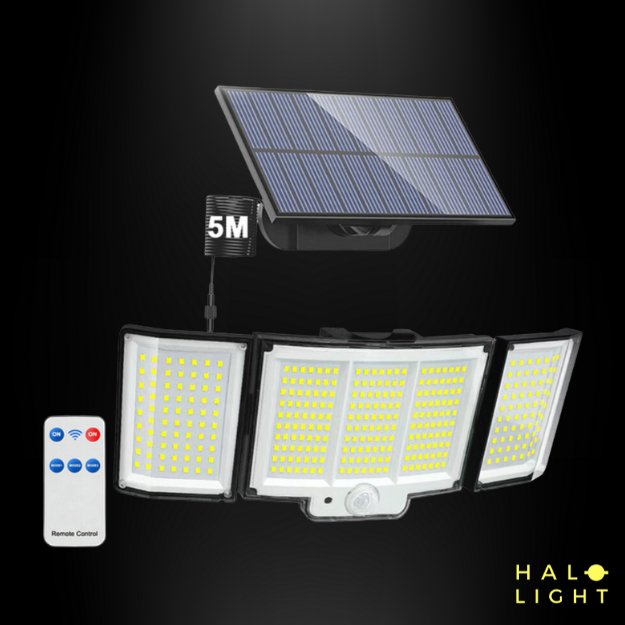 Projecteur LED Exterieur Solaire avec DetecteurHalolight
